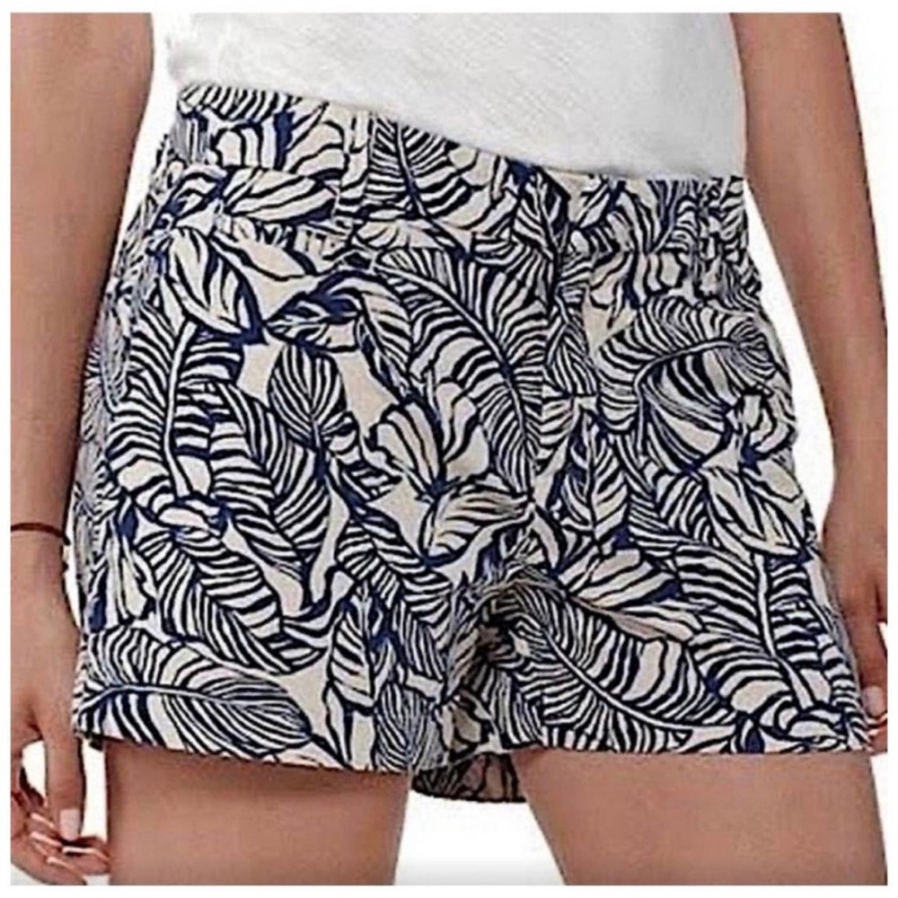 Patagonia Organic Cotton All Wear Tropical Leaf Print Shorts Size 10